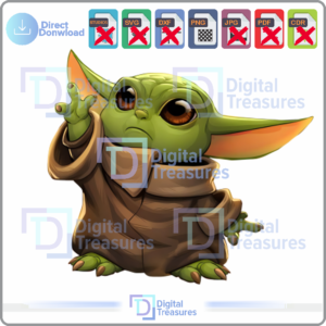 Baby Yoda Printable PNG