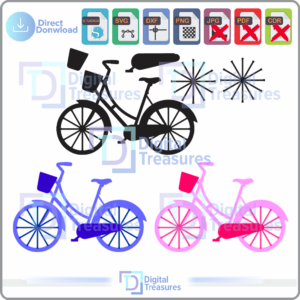 Bike Bicycle Silhouette Template